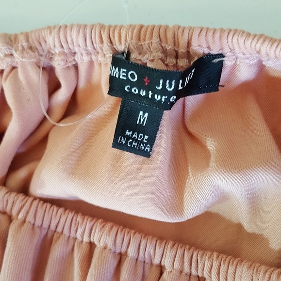 Romeo+Juliet Couture - Peach Ruffle Romper‎ - Picture 7 of 9